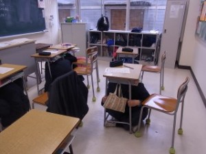 地震避難訓練 006