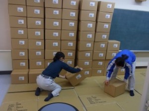受託作業の商品搬入